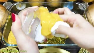 GOLD DUCK Slime | Mixing Random Things into Store Bought Slime | Satisfying Slime Videos #638