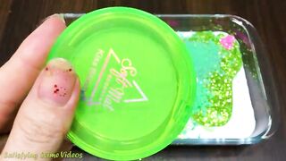 GREEN CACTUS Slime ! Mixing Random Things into GLOSSY Slime | Satisfying Slime Videos #633