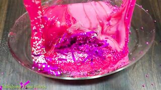 PINK Slime | Mixing Random Things into CLEAR Slime | Satisfying Slime Videos #625