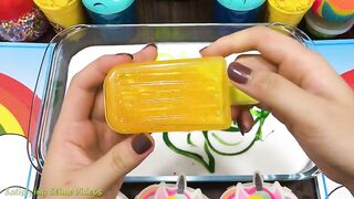 RAINBOW UNICORN Slime | Mixing Random Things into GLOSSY Slime | Satisfying Slime Videos #616