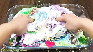 Mixing Random Things into GLOSSY Slime | Satisfying Slime Videos #610