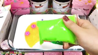 Unicorn Slime | Mixing Random Things into GLOSSY Slime | Satisfying Slime Videos #609
