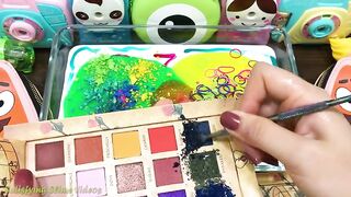 Eyes Slime | Mixing Random Things into GLOSSY Slime | Satisfying Slime Videos #596