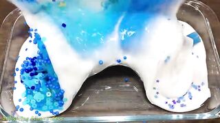 PINK VS BLUE ! Mixing Random Things into GLOSSY Slime! Satisfying Slime Videos #591