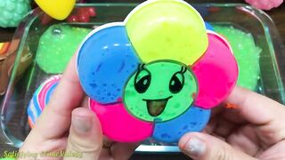 Mixing Random Things into CLEAR Slime | Slime Smoothie | Satisfying Slime Videos #590