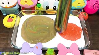 DUCK Slime | Mixing Random Things into GLOSSY Slime | Satisfying Slime Videos #588