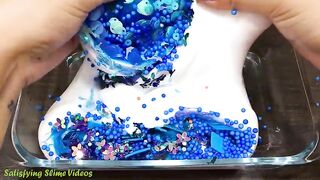 Blue vs Pink ! Mixing Random Things into GLOSSY Slime! Satisfying Slime Videos #585