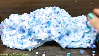 Blue vs Pink ! Mixing Random Things into GLOSSY Slime! SlimeSmoothie Satisfying Slime Video #580