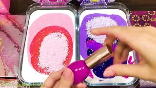 PURPLE vs PINK! Mixing Random Things into GLOSSY Slime! SlimeSmoothie Satisfying Slime Video #573