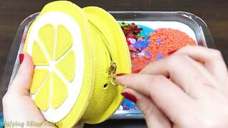 Mixing Random Things into GLOSSY Slime | Slime Smoothie | Satisfying Slime Video #568