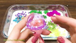 Mixing Random Things into GLOSSY Slime ! SlimeSmoothie | Satisfying Slime Videos Series Slime #547
