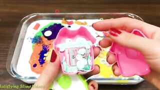 Mixing Random Things into GLOSSY Slime ! SlimeSmoothie Satisfying Slime Videos Series Slime #530