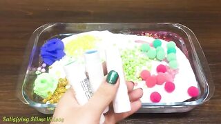 Series Slime #514 | Mixing Random Things into CLEAR Slime ! SlimeSmoothie Satisfying Slime Videos