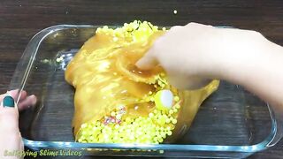 Series GOLD Slime ! Mixing Random Things into CLEAR Slime | Satisfying Slime Videos #504