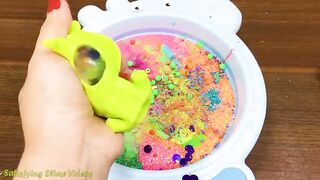 Mixing Random Things into Slime !! SlimeSmoothie | Satisfying Slime Videos #488