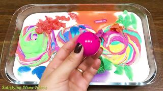 Mixing Random Things into Slime !! SlimeSmoothie | Satisfying Slime Videos #487
