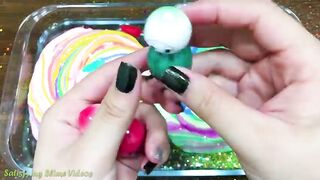 Mixing Random Things into Clear Slime !! SlimeSmoothie | Satisfying Slime Videos #484