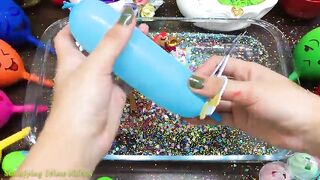 Mixing Random Things into Clear Slime !! SlimeSmoothie | Satisfying Slime Videos #482