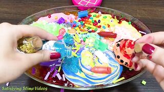 Mixing Random Things into Slime !! SlimeSmoothie  Satisfying Slime Videos #475