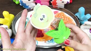 Mixing Random Things into Fluffy Slime !! SlimeSmoothie | Satisfying Slime Videos #474