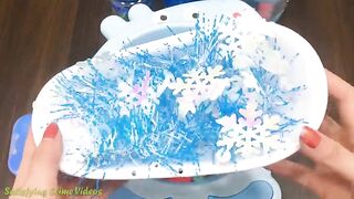 Blue Slime Video! Mixing Random Things Into Slime | Slimesmoothie Satisfying Videos #463