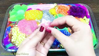 Relaxing with Piping Bags !! Mixing Random Things Into Slime  Satisfying Slime Smoothie #444