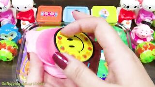 Relaxing with Piping Bags !! Mixing Random Things Into Slime !! Satisfying Slime Smoothie #441