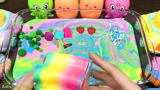 Relaxing with Piping Bags !! Mixing Random Things Into Slime !! Satisfying Slime Smoothie #23