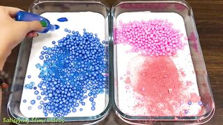BLUE vs PINK | Doraemon and Hello Kitty ! Special Series #45 Mixing Random Things into Glossy Slime