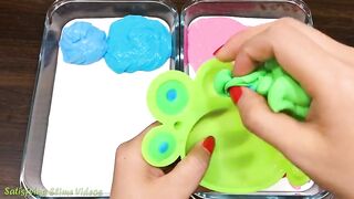 BLUE vs PINK ! DORAEMON and PEPPA PIG ! Special Series #38 Mixing Random Things into Slime