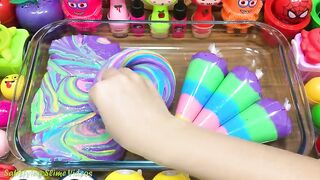 Relaxing with Piping Bags !! Mixing Random Things Into Slime !! Satisfying Slime Smoothie #11