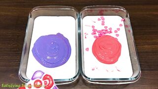 PURPLE vs PINK ! HELLO KITTY and DORAEMON | Special Series 24 Mixing Random Things into GLOSSY Slime
