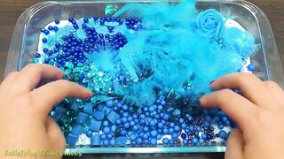 Special Series #20 DORAEMON and HELLO KITTY PURPLE vs BLUE !! Mixing Random Things into Glossy Slime