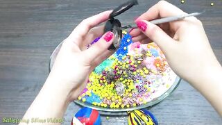 Mixing Random Things into FLUFFY Slime #13!!! Slimesmoothie ! Relaxing Satisfying Slime Videos