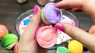 Mixing Makeup and Clay into FLUFFY Slime !!! Slimesmoothie ! Relaxing Satisfying Slime Videos