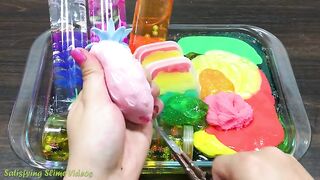 Mixing Store Bought Slime into Clear Slime #2 | Slimesmoothie | Satisfying Slime Videos !