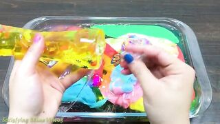 Mixing Store Bought Slime into Clear Slime #2 | Slimesmoothie | Satisfying Slime Videos !