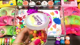Mixing Random Things into FLUFFY Slime #10 !!! Slimesmoothie ! Relaxing Satisfying Slime Videos