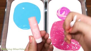 Special Series #06 BLUE DOREAMON vs PINK PEPPA PIG !! Mixing Random Things into GLOSSY Slime