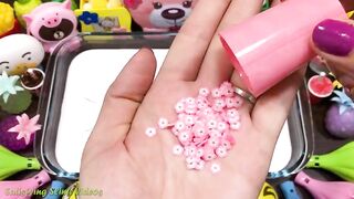 Mixing Random Things into Glossy Slime | Slime Smoothie | Satisfying Slime Videos