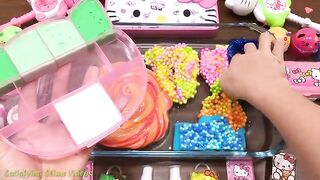 Special Series Hello Kitty Slime!  Mixing Random Things into Handmade Slime! Satisfying Slime Videos