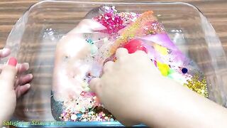 Mixing Random Things into Clear Slime #3 | Slime Smoothie | Satisfying Slime Videos