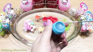 Mixing Beads and Lip Balm into Clear Slime !!! SlimeSmoothie Satisfying Slime Videos