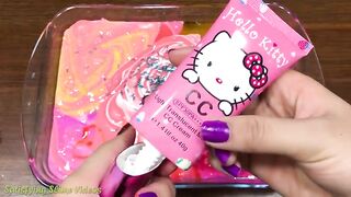 Special Series PINK Hello Kitty | Mixing Random Things into Slime | Satisfying slime videos