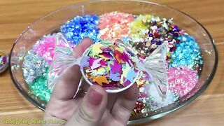 Mixing Makeup and Glitter into Clear Slime ! Satisfying Slime Videos