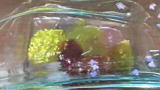 Mixing Random Things into Slime ! Satisfying Slime Videos