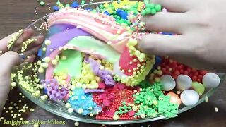 Mixing Clay and Floam into Clear Slime ! Satisfying Slime Videos