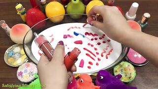 Mixing Random Things into Glossy Slime | Satisfying Slime Videos | Slime Mixing