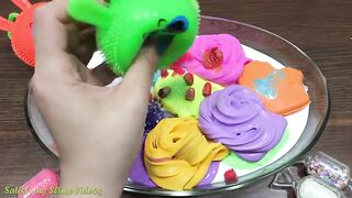 Mixing Makeup and Clay into Glossy Slime ! Satisfying Slime Videos