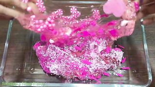 Mixing Makeup and Floam Into Clear Slime ! Pink VS Yellow Special Series Part 7 Satisfying Slime